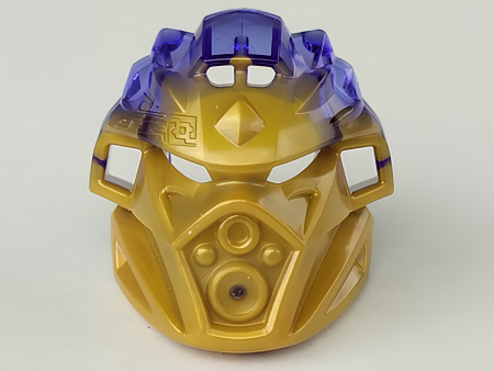 Маска Lego Bionicle Mask of Earth (Unity) with Marbled Trans-Purple Pattern 24154pb02